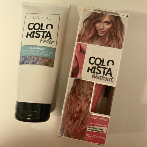 L’Oréal Colorista washout hårfarge + fader