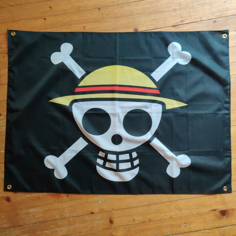 One Piece Strawhat Piratflagg