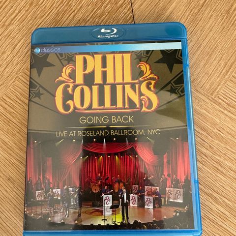 Phil Collins Live Blu Ray Uåpnet