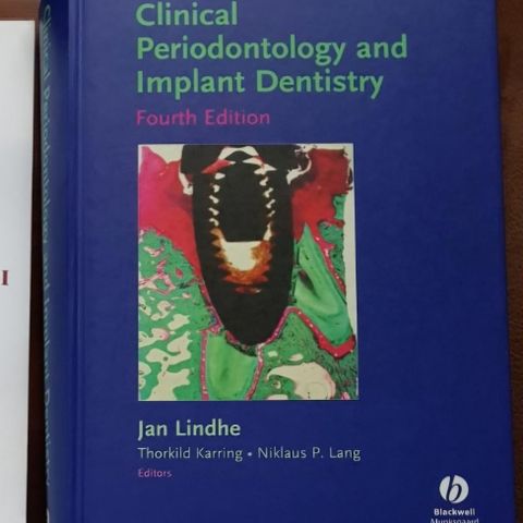 Bok om implanter og periodonti i stomatilogi  og materialer i dentistry .