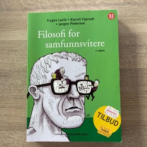 Filosofi for samfunnsvitere av Trygve Lavik, Kjersti Fjørtoft og Jørgen Pedersen