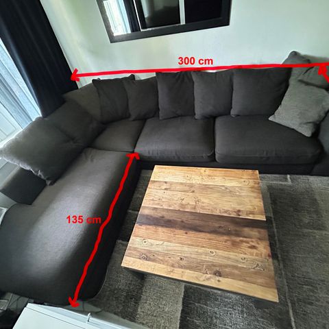 Superdeilig sofa med divan