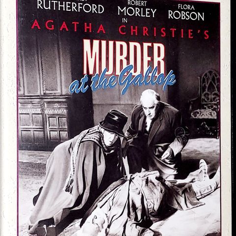 DVD.AGATHA CHRISTIE.MURDER AT THE GALLOP 1963.