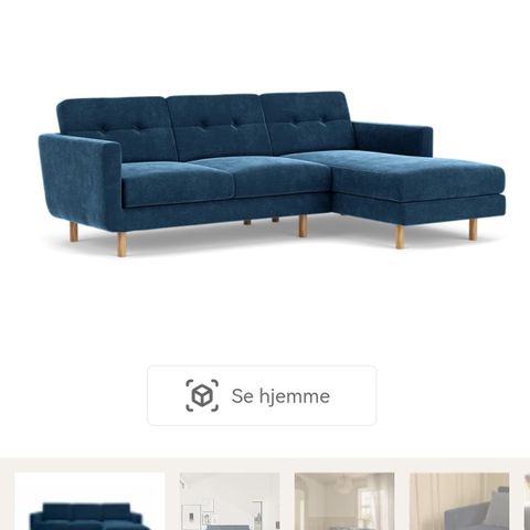 Conrad sjeselongsofa høyre