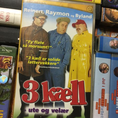 3 Kæll Ute og Velær (VHS)