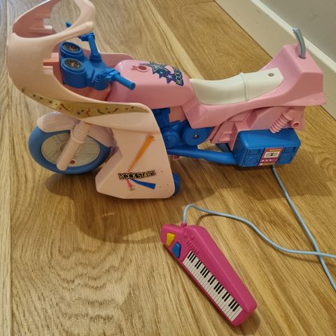 Retro Barbie motorsykkel fra 80-tallet