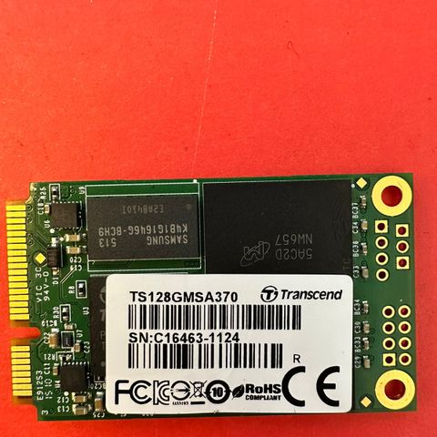 Transcend 370 TS128GMSA370 128GB SSD mSATA Solid State Drive MLC NAND Flash