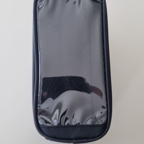 Taske til ramme m/ plass for mobiltelefon