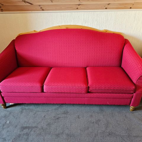 Rød Ekornes sofa x 2
