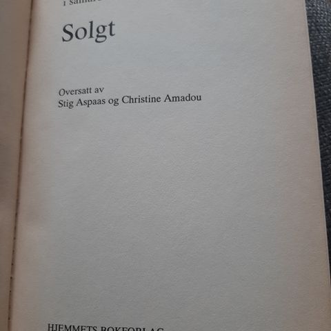 Solgt.