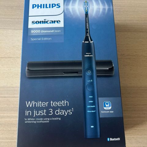 Philips sonicare 9000 diamondclean special Edition uåpnet