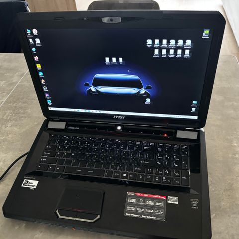 Til salgs: gaming-laptop 17.3’’ MSI GT 2QD Dominator