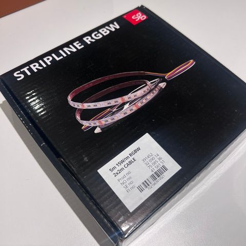 SG stripline RGBW - ledstrip fargelys