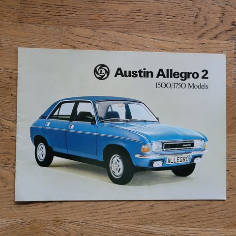 Brosjyre Austin Allegro 2 1976