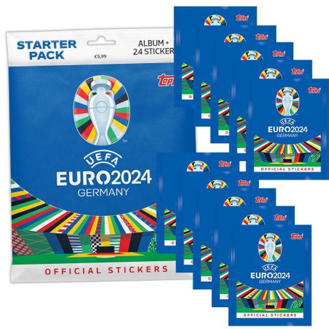 EURO TOPPS 2024 STICKERS bytte/salg