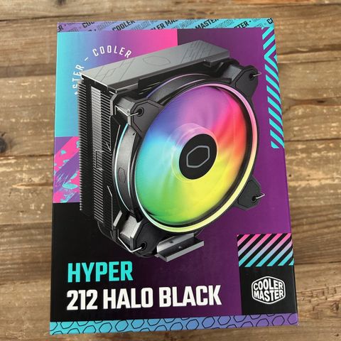 CPU vifte Hyper 212 Halo black
