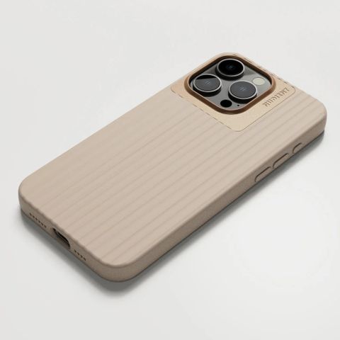 MagSafe Bold Case til iPhone 15 Pro - Linen Beige