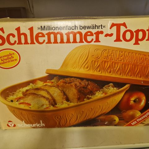 NY Vintage German Schlemmer-Topf Clay Cooker