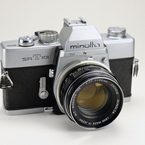 Minolta SRT101 med 55mm f/1.7 - Analog speilrefleks