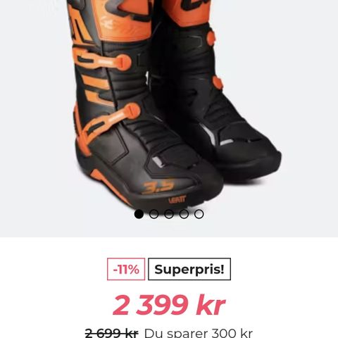 Cross støvler 42 KTM