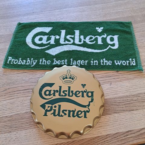 Carlsberg Reklame,  Liten frotteduk og Stor plastkork