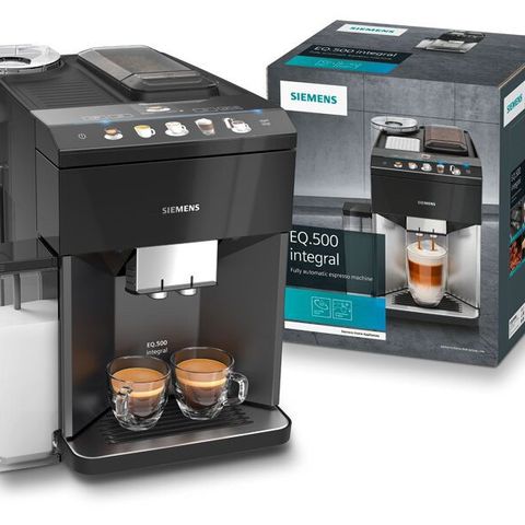 Siemens helautomatisk kaffe/espresso maskin,toppmodell,15 BAR,NYPRIS 22.500,-