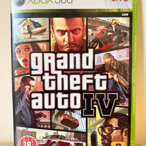 Xbox 360 spill: Grand Theft Auto IV / GTA IV