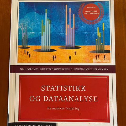 Statistikk og Dataanalyse, En moderne innføring (PENSUM!)