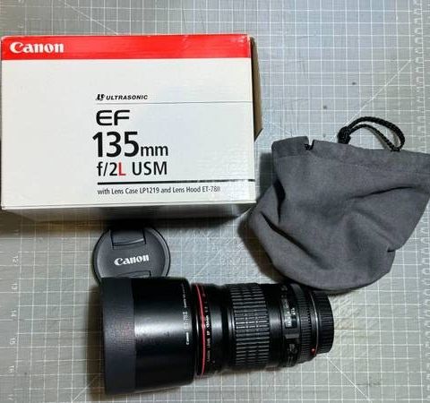 Canon 135mm f/2 USM selges billig