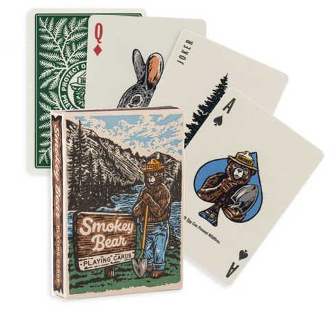 Smokey Bear Playing Cards - Art of Play (UÅPNET)