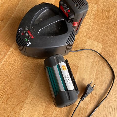 Bosch batterier med lader