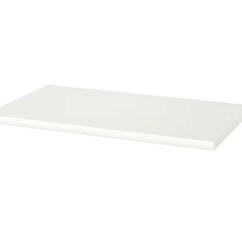 Ikea bordplate Linnmon Hvit 75x150cm