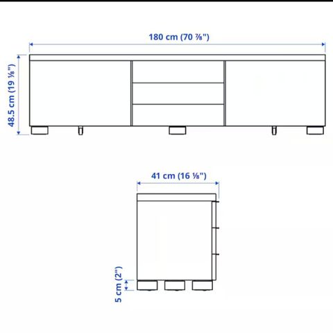 Tv benk IKEA Bestå Burs