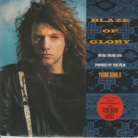 Jon Bon Jovi " Blaze Of Glory  / You Really Got Me Now " Single selges for kr.25