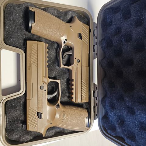 2 stk Sig Sauer P320 luftgæver