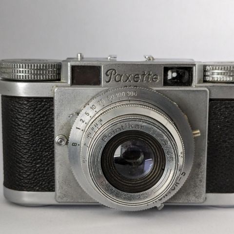 Braun Paxette - rangefinder (rammesøker) kamera fra 50-tallet