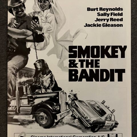 Smokey and the Bandit vaskeseddel