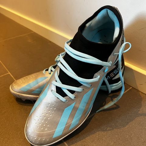 adidas X Crazyfast Messi .3 TF Infinito - Sølv/Bliss Blue/Sort