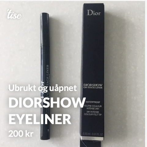 Uåpnet DiorShow eyeliner