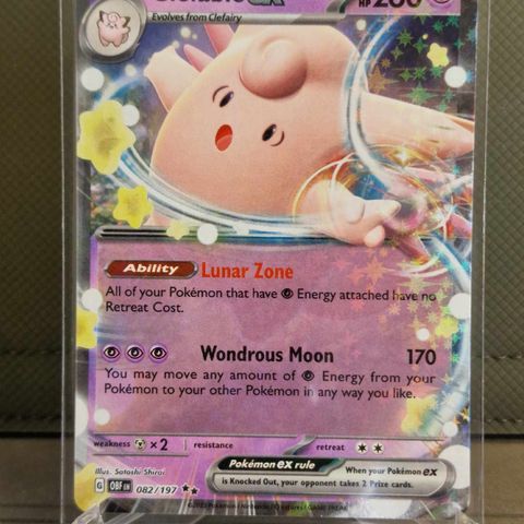 Clefable Ex #82 - Pokemon Obsidian Flames