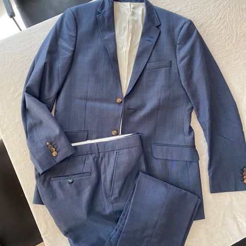 Bertoni travel suit dress (blågrå)