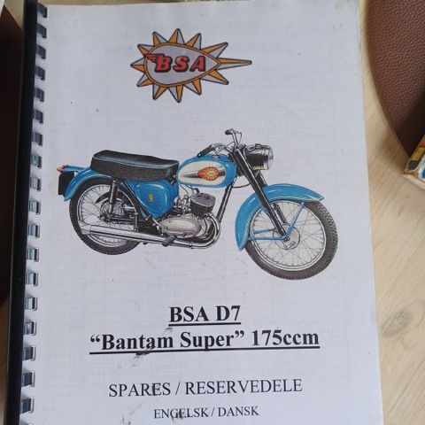 BSA Bantam D7 deler katalog