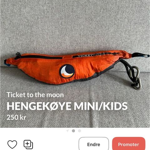 Ticket to the moon hengekøye mini/kids