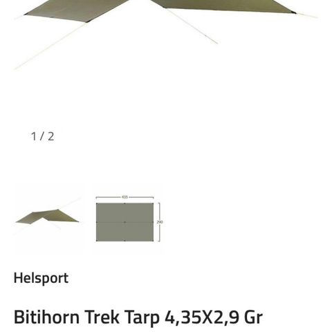 Helsport Bitihorn Trek Tarp 435*290