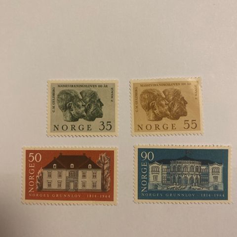 Norge  1964  NK** 551-554  Postfrisk