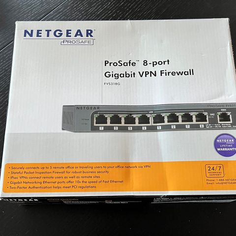 NETGEAR ProSAFE  - VPB Firewall ( Brannmur )