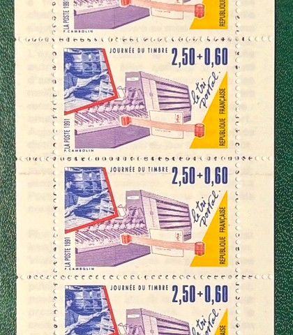 Frankrike 1991 - Frimerkets dag - postfriskt hefte (F204)