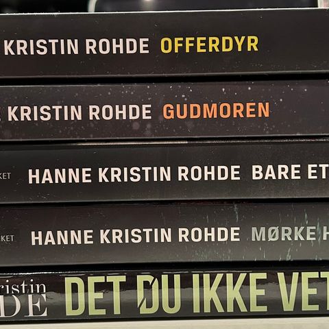 5 bøker av Hanne Kristin Rohde