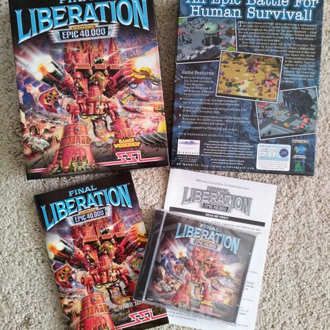 " Final Liberation: Warhammer Epic 40,000 " Pc - 1997 Holistic Design/ SSI