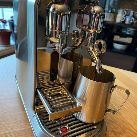 Nespresso Creatista Plus ekslusiv kaffemaskin i stainless steel
